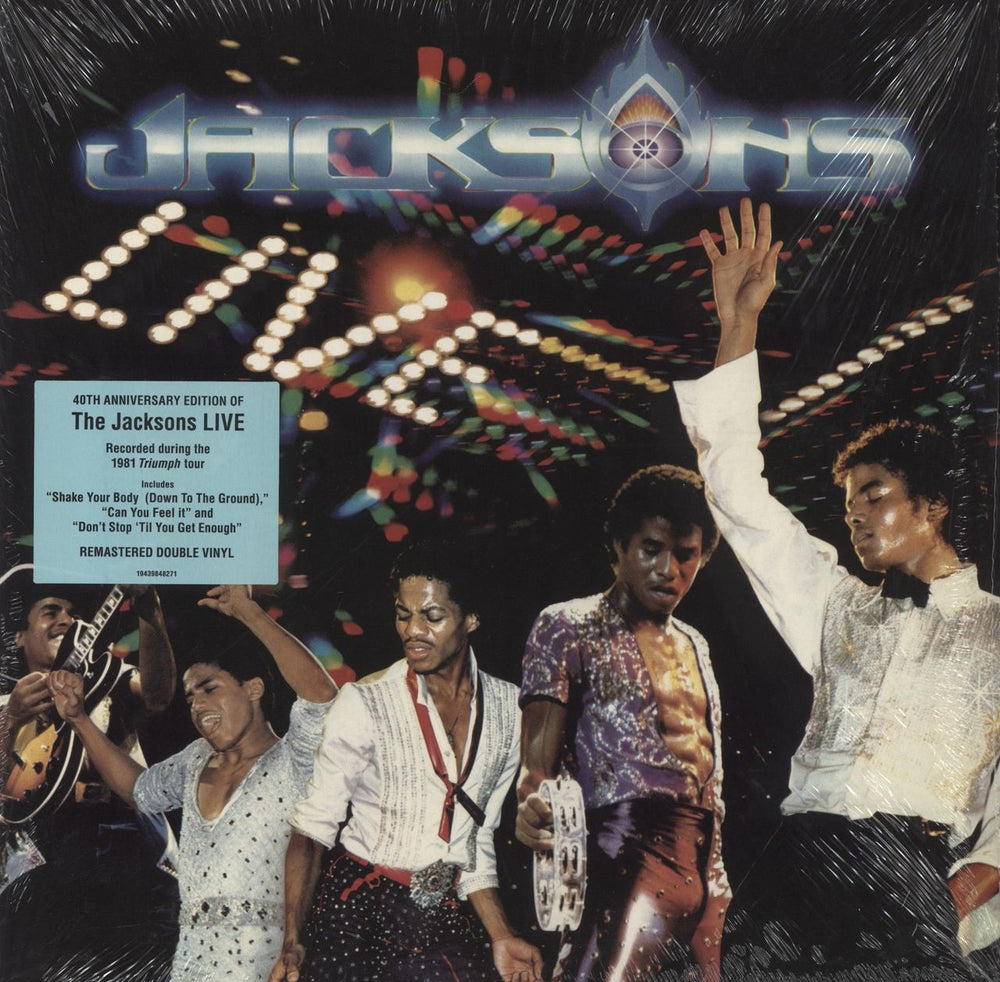 The Jackson Five Live - 40th Anniversary Edition UK 2-LP vinyl record set (Double LP Album) 19439848271