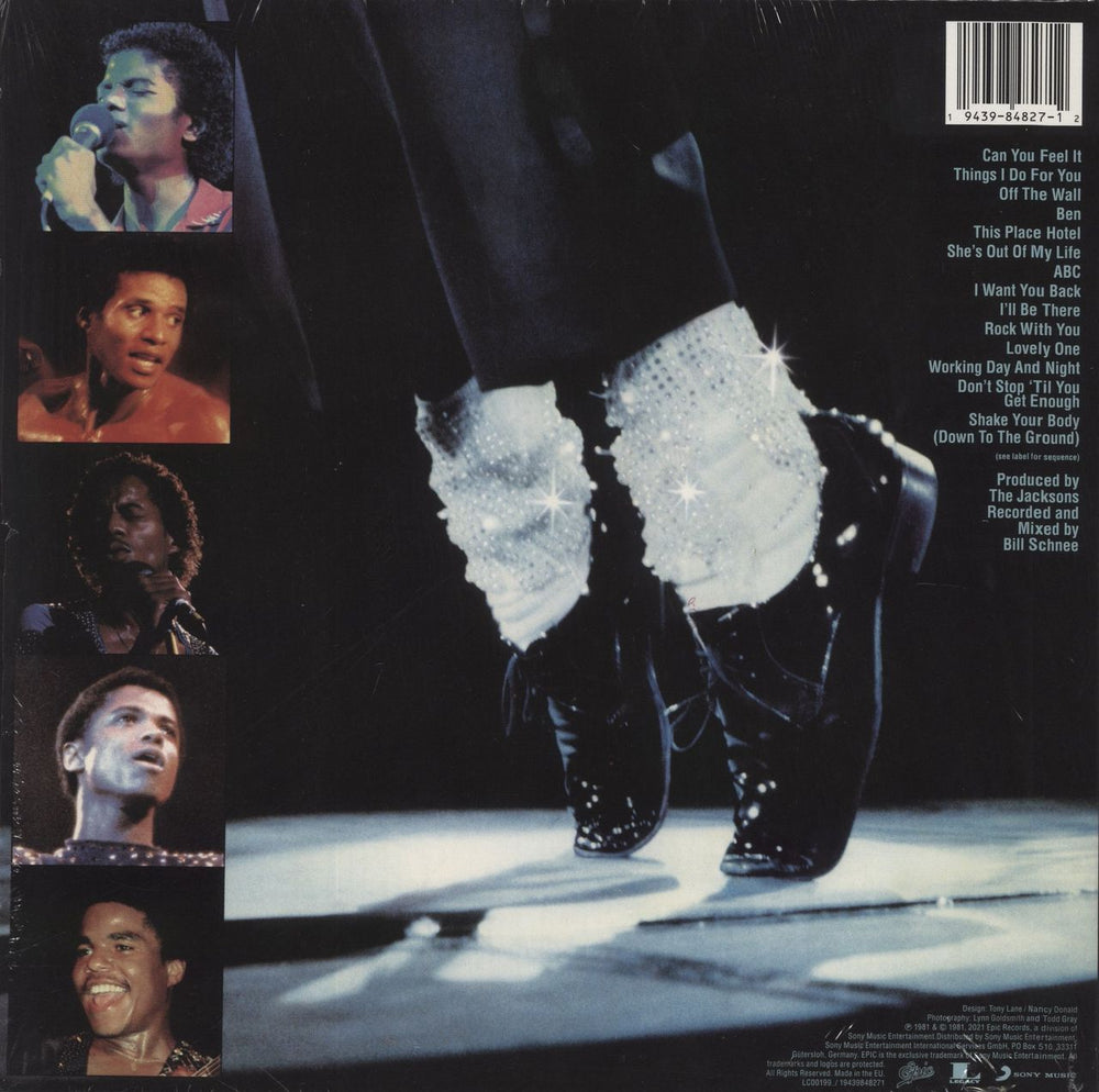 The Jackson Five Live - 40th Anniversary Edition UK 2-LP vinyl record set (Double LP Album) 194398482712