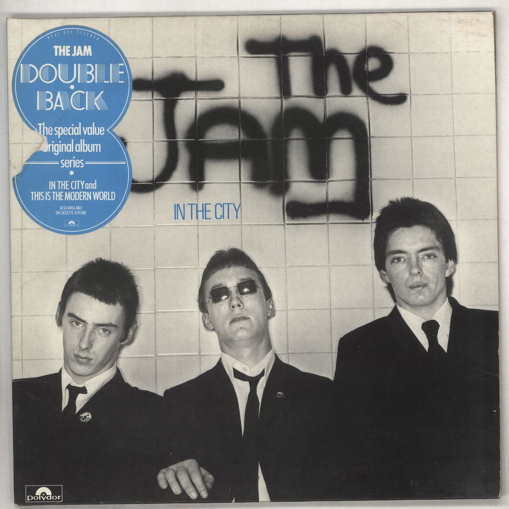 The Jam In The City/This Is The Modern World - Hype Stickered UK 2-LP vinyl record set (Double LP Album) 2683074