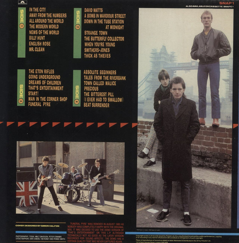 The Jam Snap! - Complete - EX UK 2-LP vinyl record set (Double LP Album)