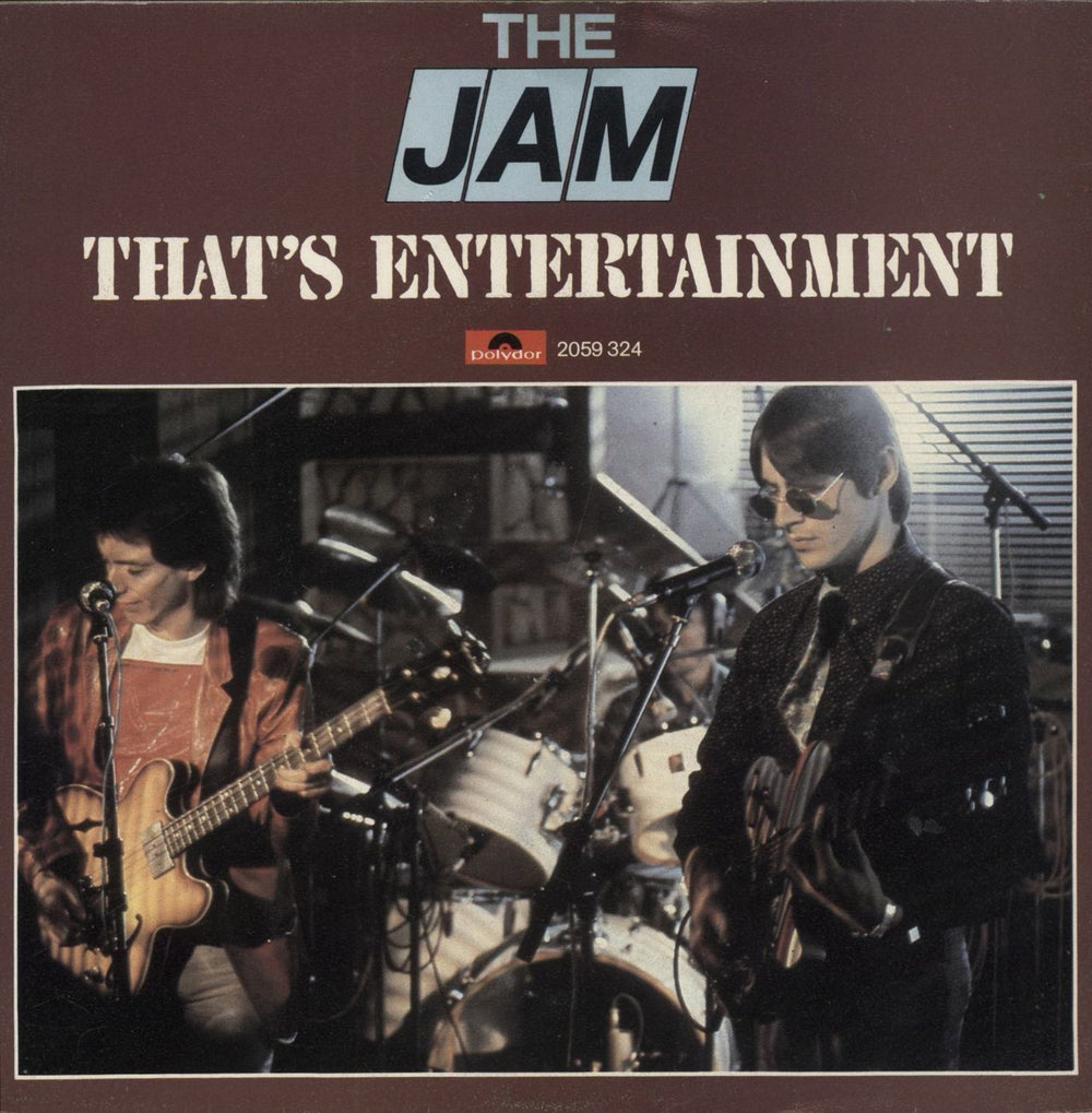 The Jam That's Entertainment - EX Dutch 7" vinyl single (7 inch record / 45) 2059324