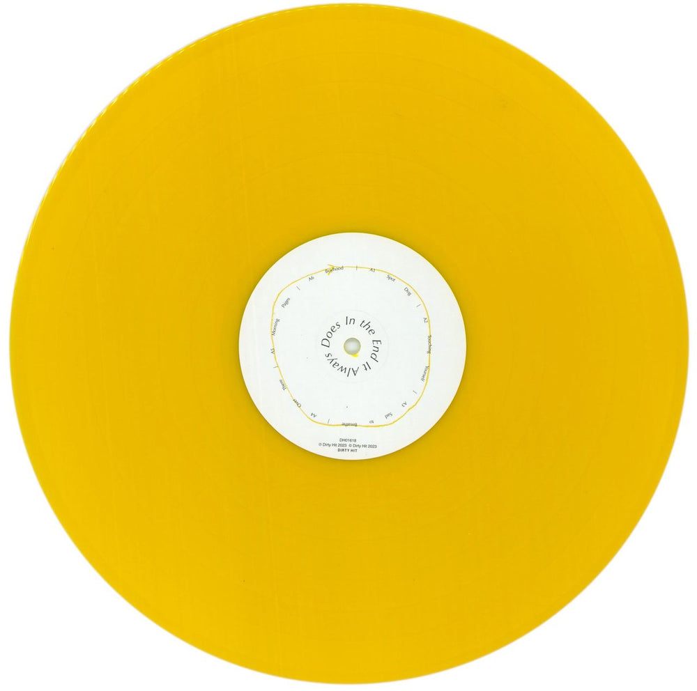 The Japanese House In The End It Always Does - Sunflower Yellow Vinyl UK vinyl LP album (LP record) 0J9LPIN868231