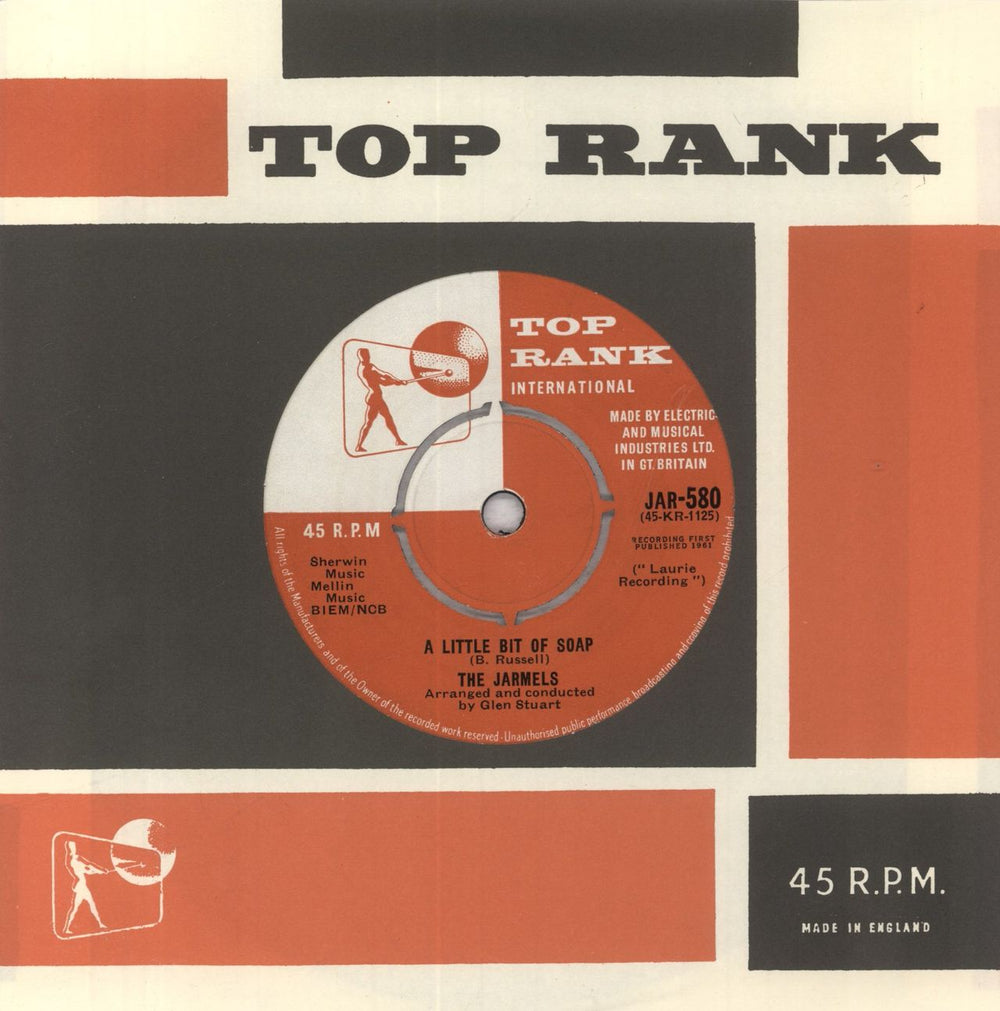 The Jarmels A Little Bit Of Soap UK 7" vinyl single (7 inch record / 45) JAR-580