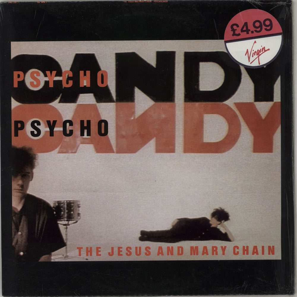 The Jesus & Mary Chain Psychocandy - Opened shrink/EX UK vinyl LP album (LP record) BYN7