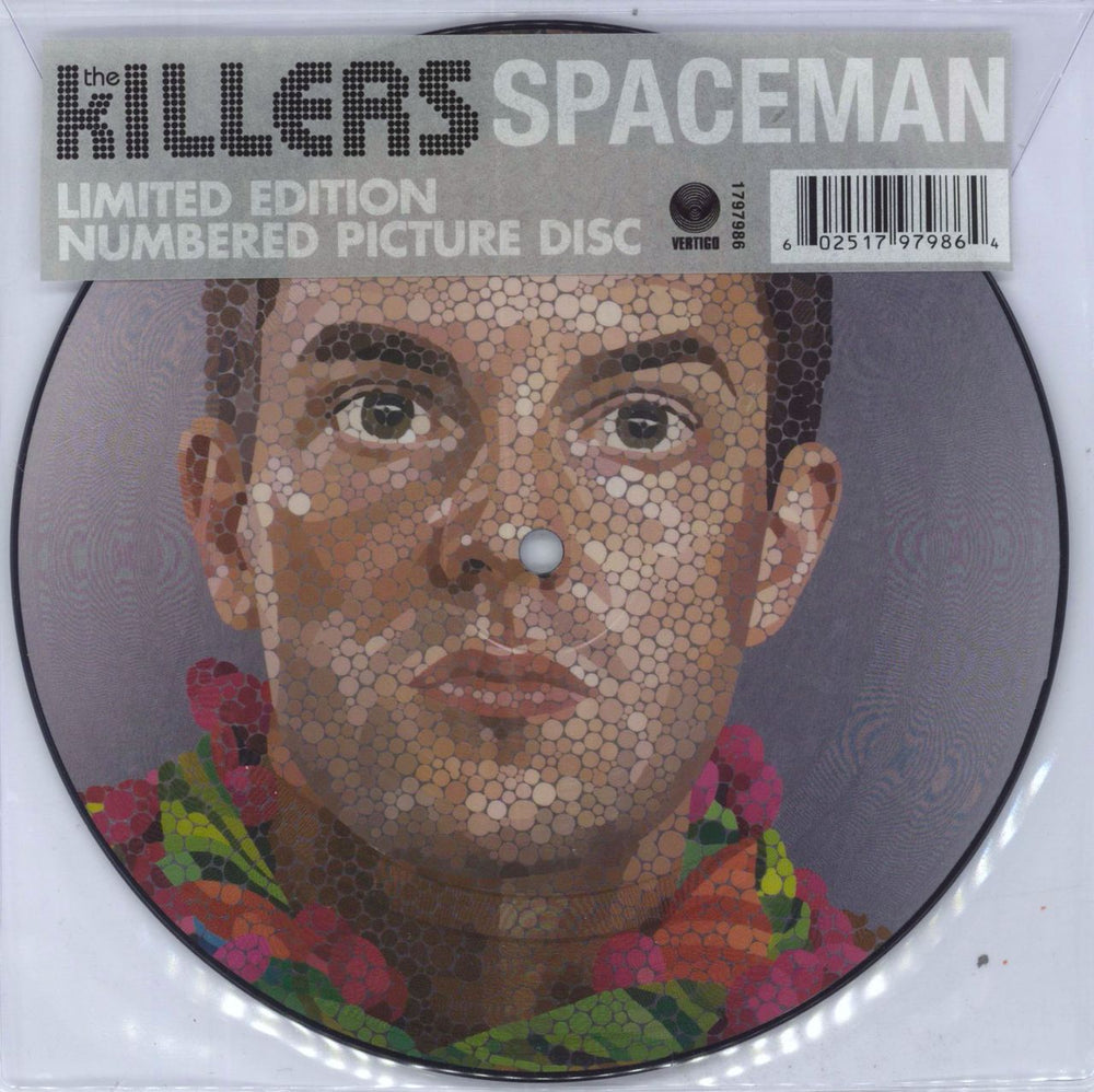 The Killers Spaceman UK 7" vinyl picture disc (7 inch picture disc single) 1797986