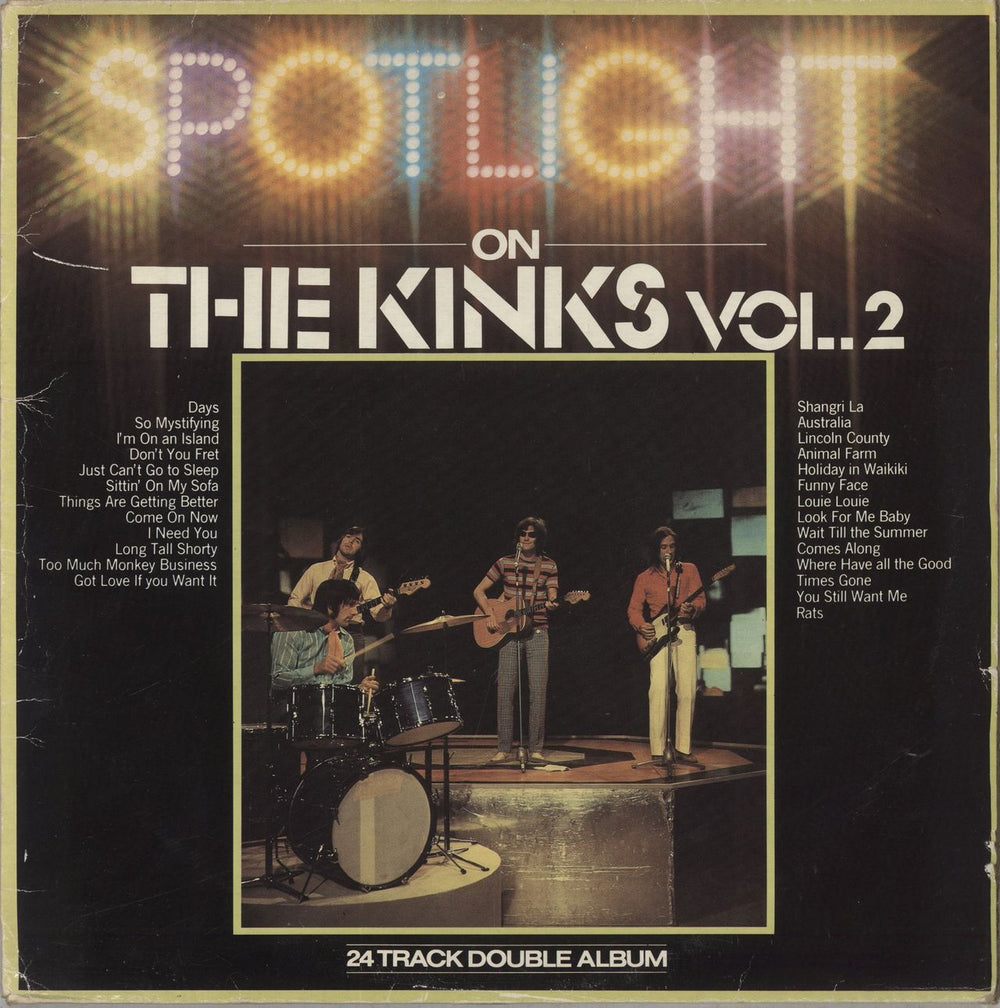 The Kinks Spotlight On The Kinks Vol 2 UK 2-LP vinyl record set (Double LP Album) SPOT1029