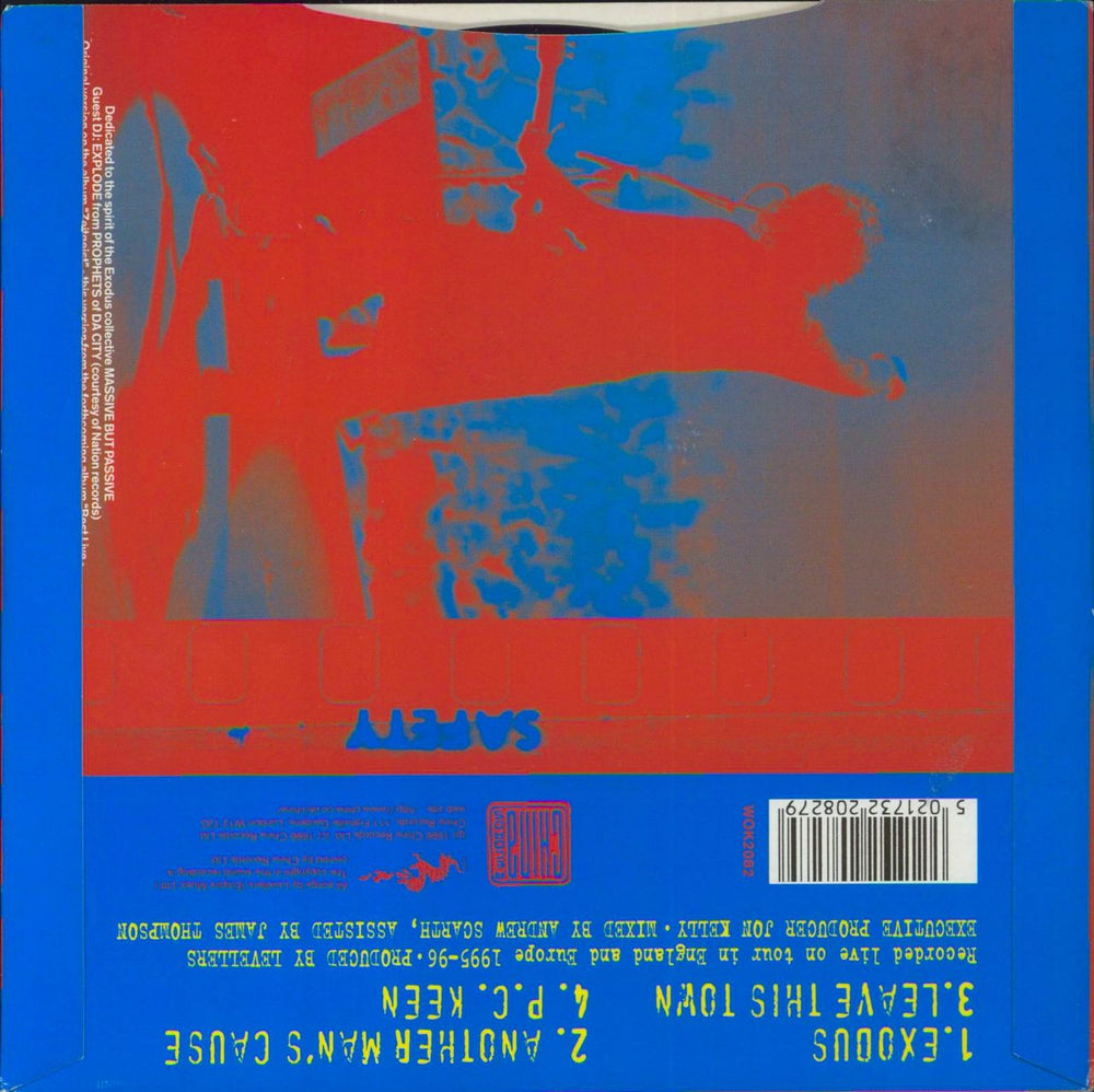 The Levellers Exodus - Live EP UK 7" vinyl single (7 inch record / 45) 5021732208279