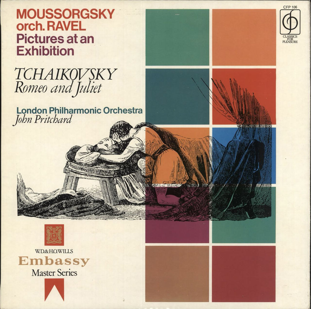 The London Philharmonic Orchestra Mussorgsky: Pictures At An Exhibition / Tchaikovsky: Romeo And Juliet UK vinyl LP album (LP record) CFP106