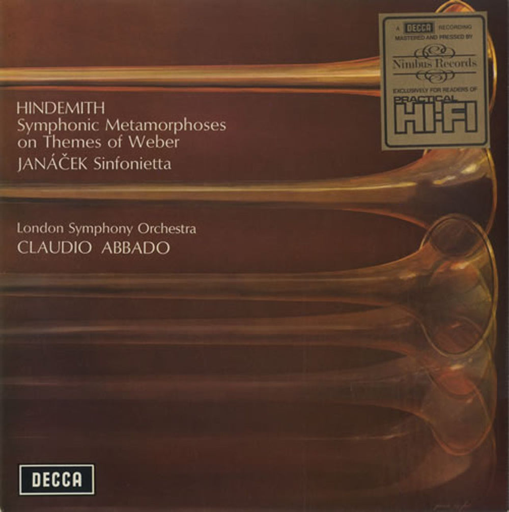 The London Symphony Orchestra Symphonic Metamorphoses On Themes Of Weber - Nimbus Supercut UK vinyl LP album (LP record) SXL6398