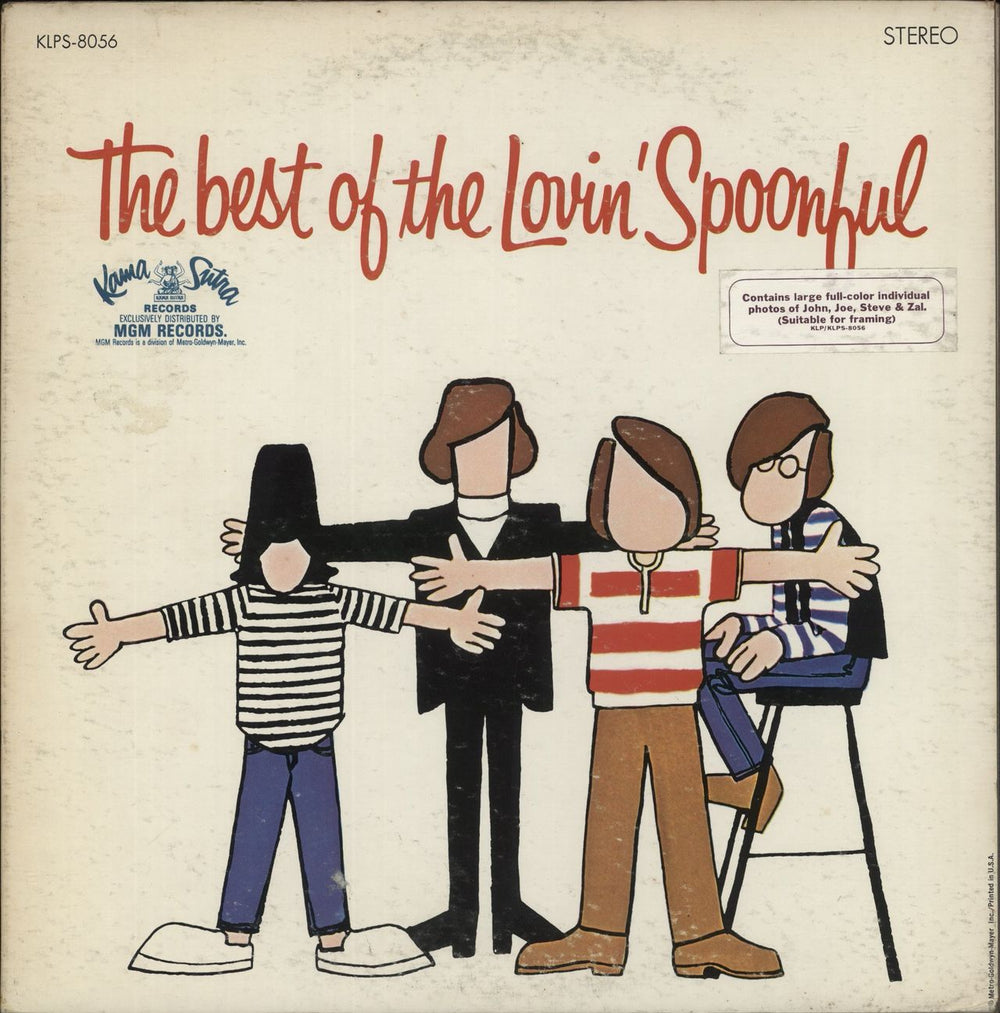 The Lovin' Spoonful The Best Of The Lovin' Spoonful US vinyl LP album (LP record) KLPS-8056