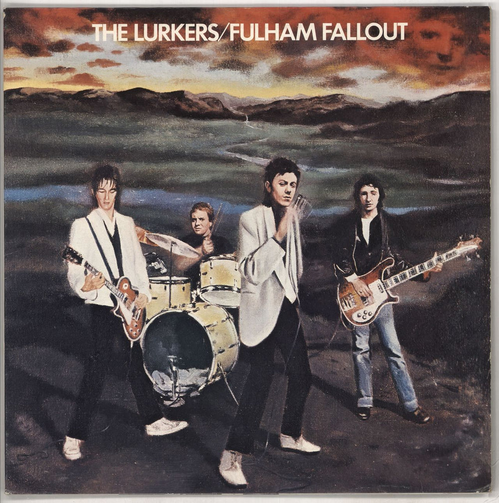 The Lurkers Fulham Fallout UK vinyl LP album (LP record) BEGA2