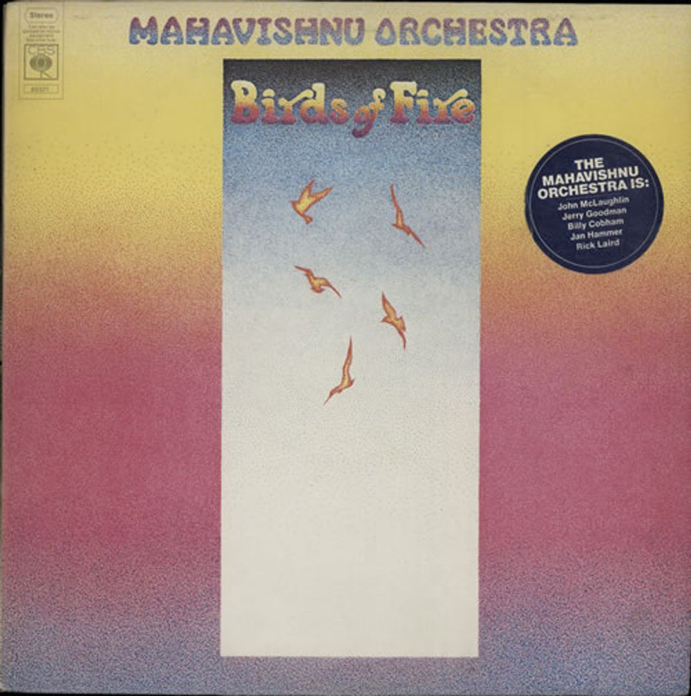 The Mahavishnu Orchestra Birds Of Fire - Stickered Sleeve UK vinyl LP album (LP record) 65321