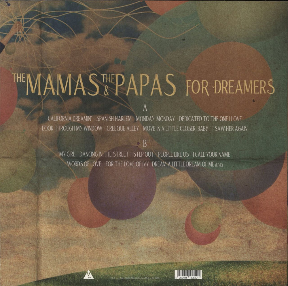 The Mama's And The Papa's For Dreamers - 180gm Gold Marbled vinyl UK vinyl LP album (LP record) 4260494435221