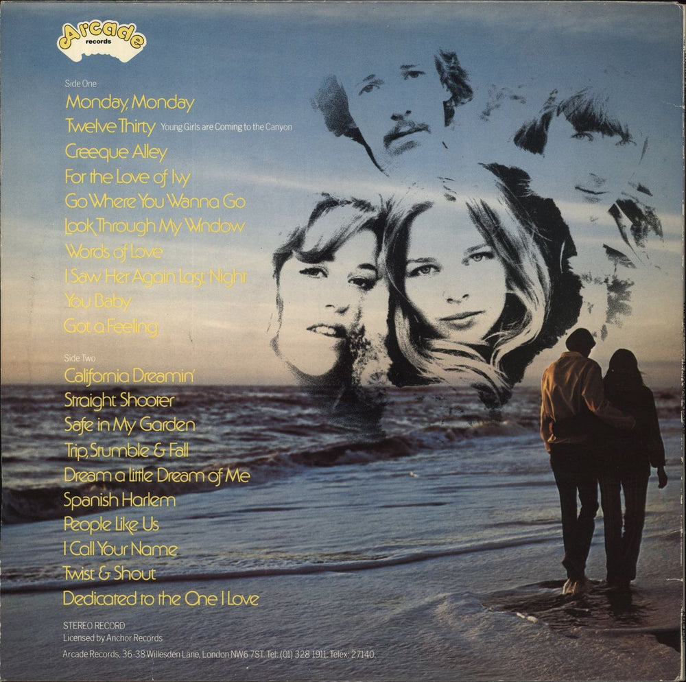 The Mama's And The Papa's The Best Of Mamas & Papas UK vinyl LP album (LP record)