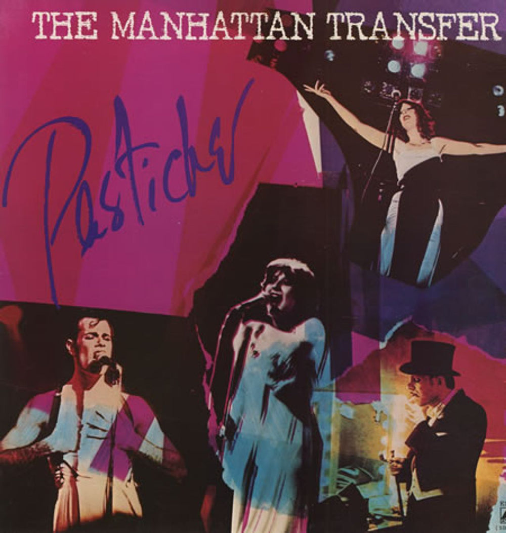 The Manhattan Transfer Pastiche UK vinyl LP album (LP record) K50444