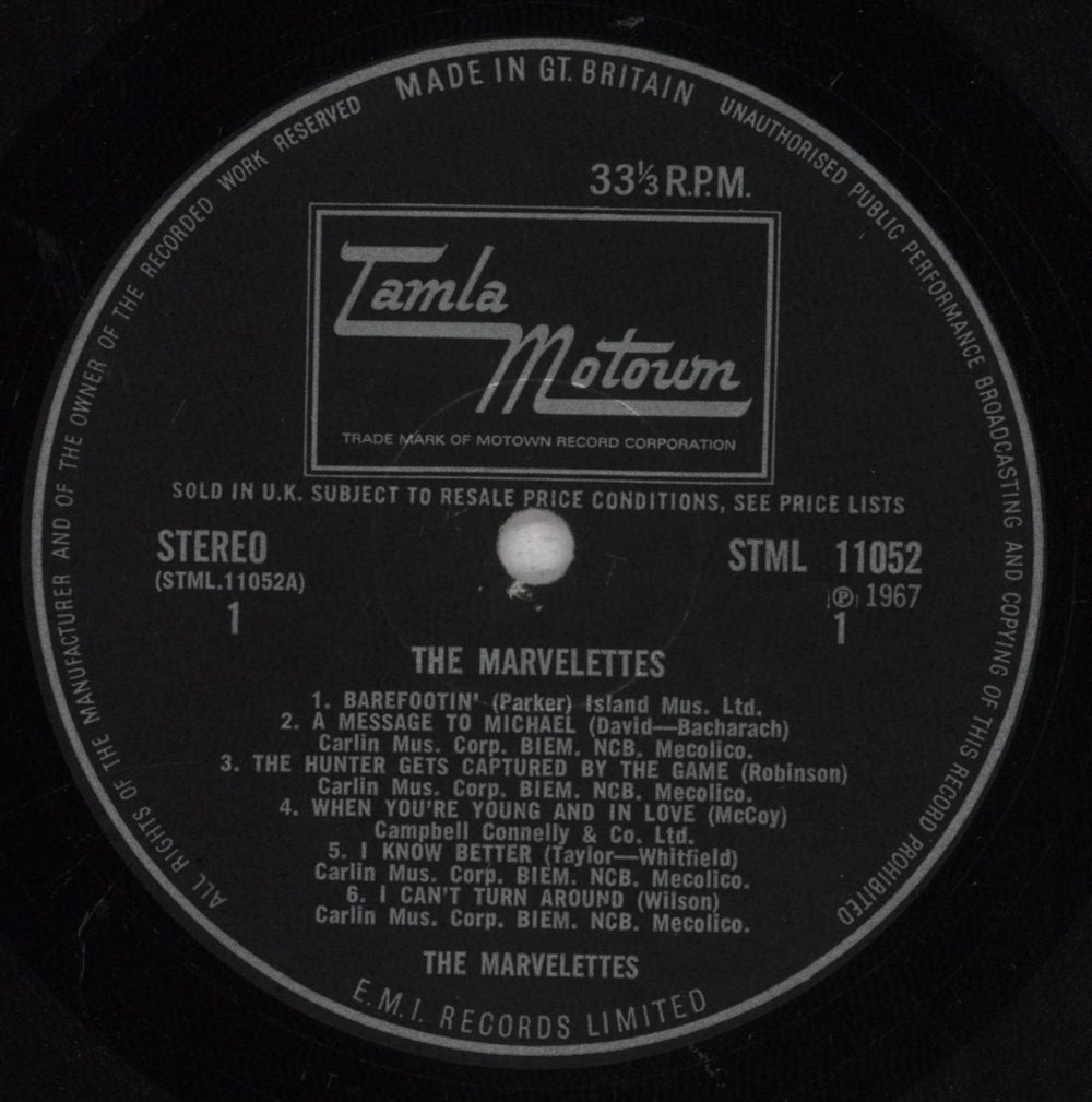 The Marvelettes The Marvelettes German vinyl LP album (LP record) MVSLPTH840905