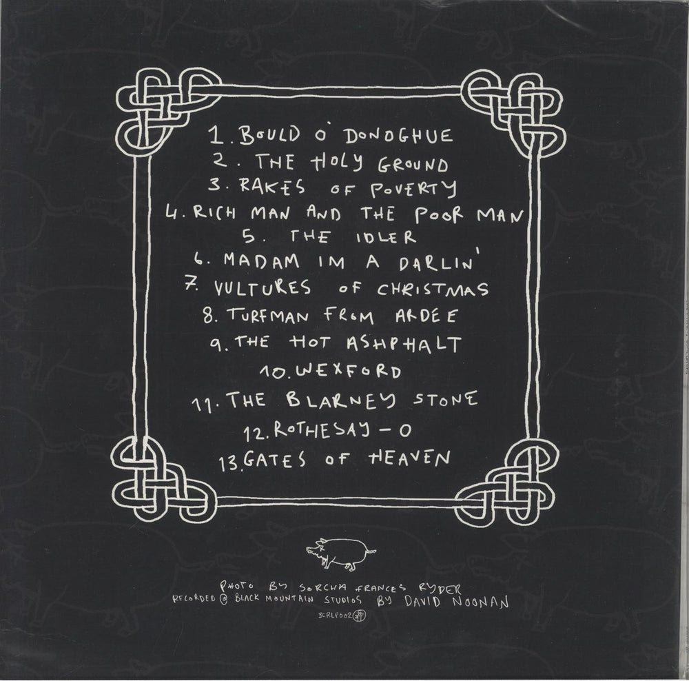 The Mary Wallopers Irish Rock 'N' Roll - Dinked Edition - Pink w/ Black Splatter Vinyl + 7" - Autographed Print UK vinyl LP album (LP record) 5053760108757