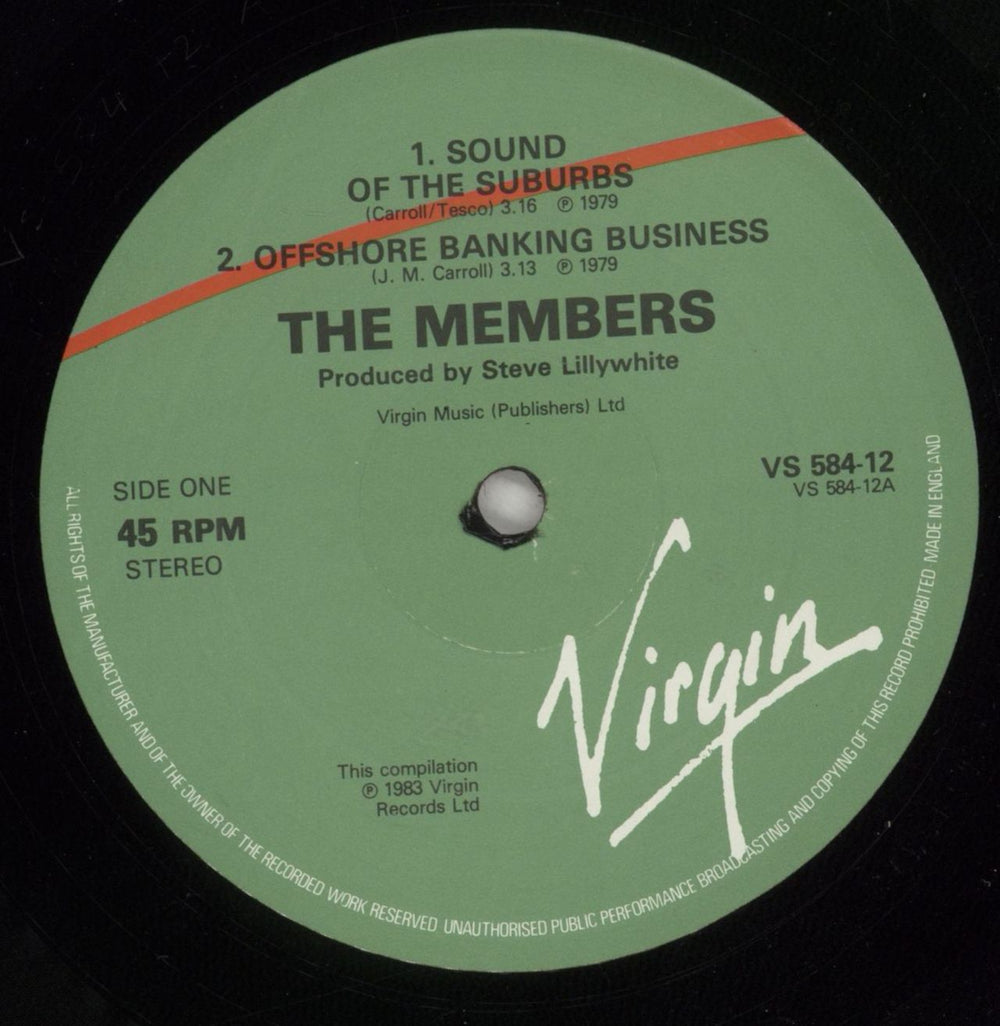 The Members The Members EP UK 12" vinyl single (12 inch record / Maxi-single) MMB12TH878658