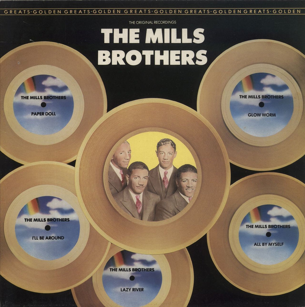 The Mills Brothers Golden Greats UK vinyl LP album (LP record) MCM5030