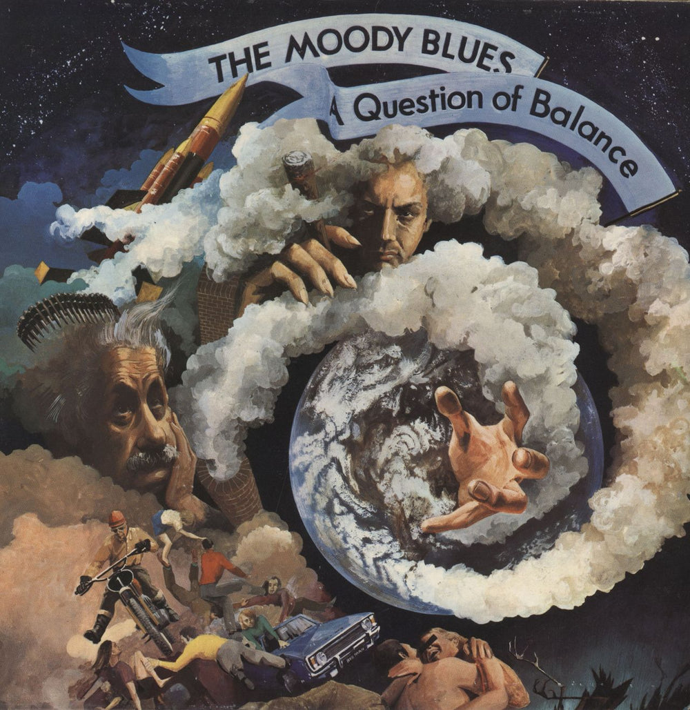 The Moody Blues A Question Of Balance - 1st - VG UK vinyl LP album (LP record) THS3