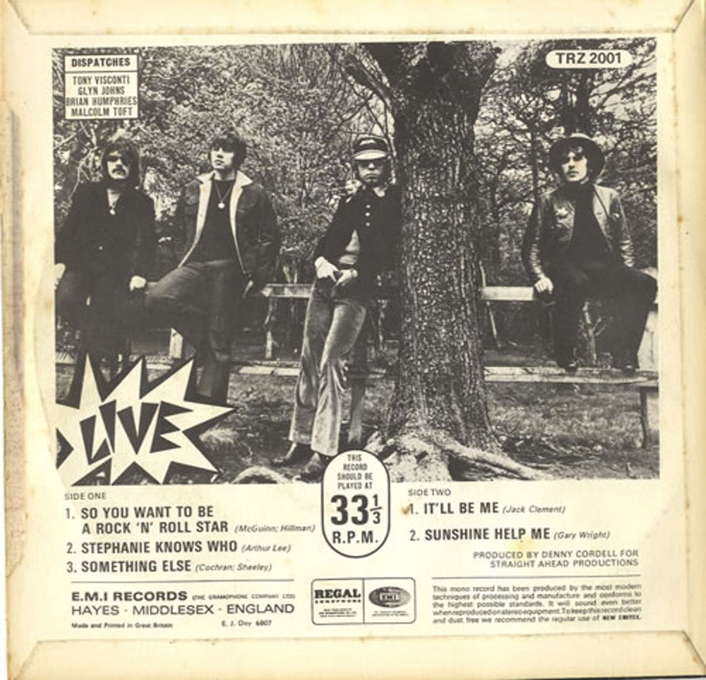 The Move Something Else From The Move EP - EX UK 7" vinyl single (7 inch record / 45) MOV07SO173939