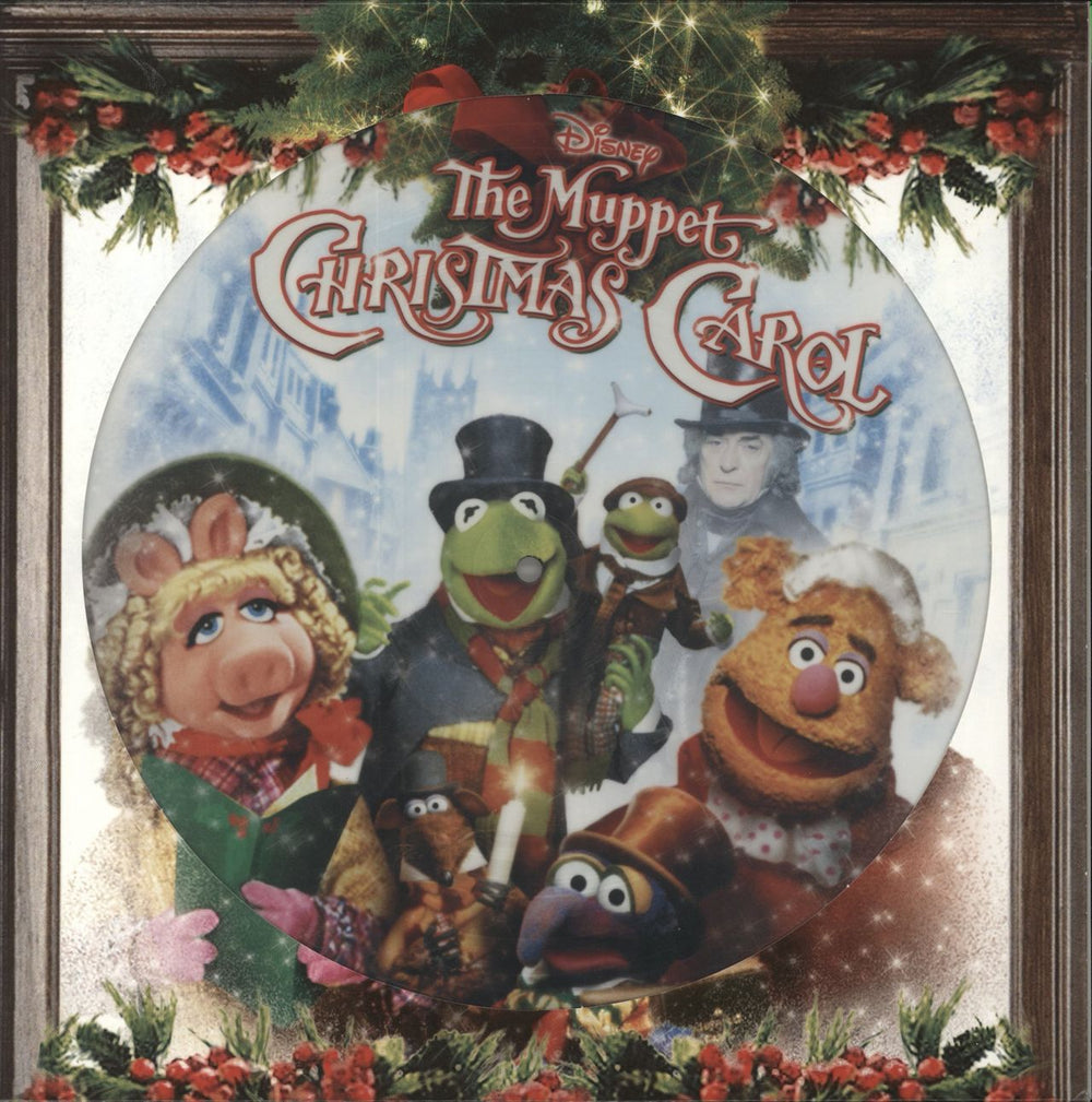 The Muppets The Muppet Christmas Carol UK picture disc LP (vinyl picture disc album) 0050087484385