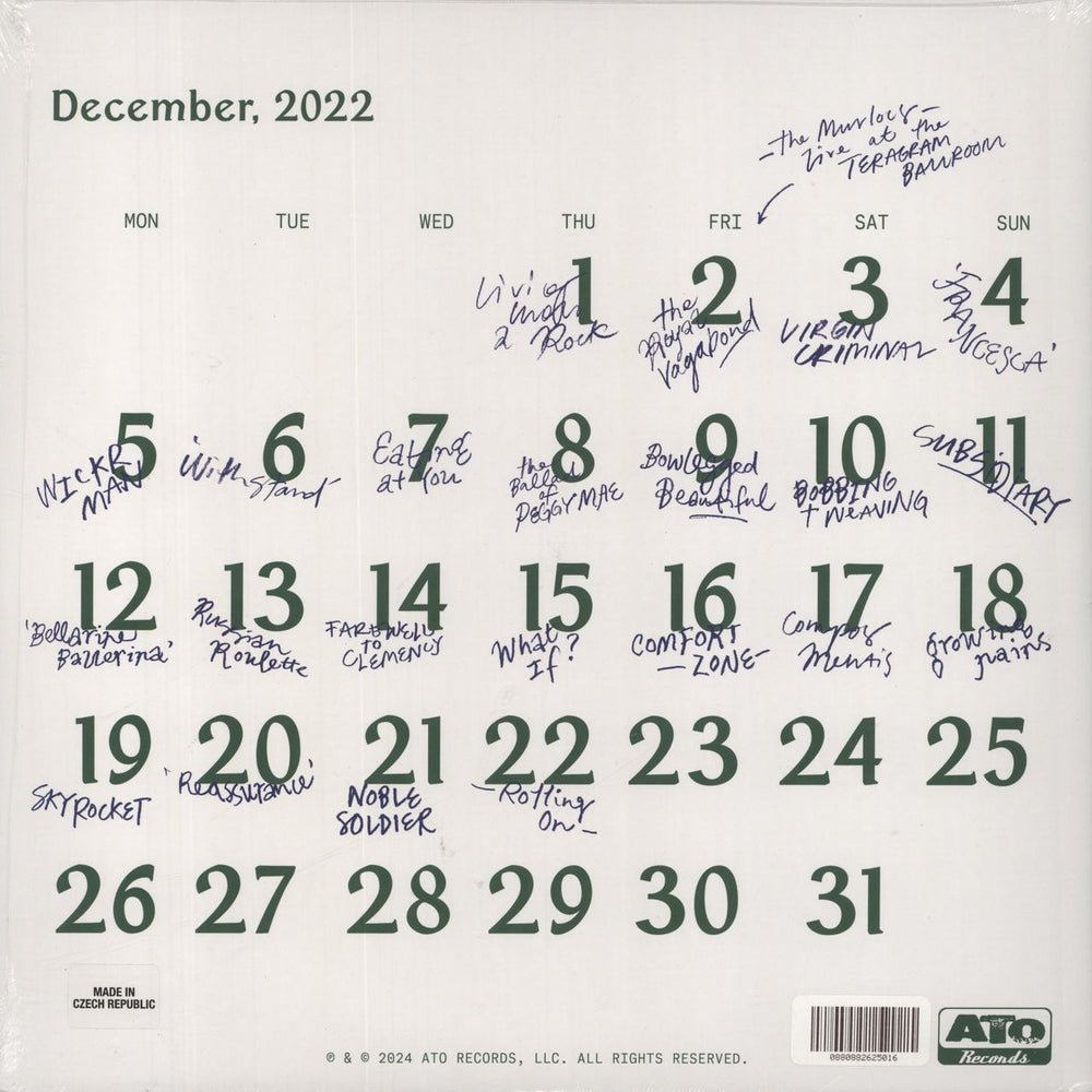 The Murlocs Live At The Teragram Ballroom - Coke Bottle Clear with Green Splatter Vinyl - Sealed US 2-LP vinyl record set (Double LP Album) 0880882625016