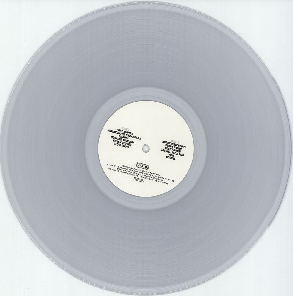 The National Boxer [Live In Brussels] - Clear Vinyl - RSD18 US vinyl LP album (LP record) TN3LPBO881858