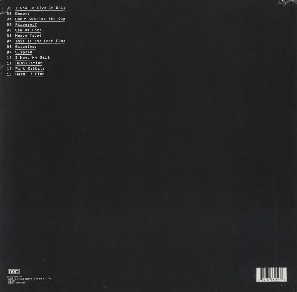 The National Trouble Will Find Me - 180gm - Sealed UK 2-LP vinyl record set (Double LP Album) 652637331516