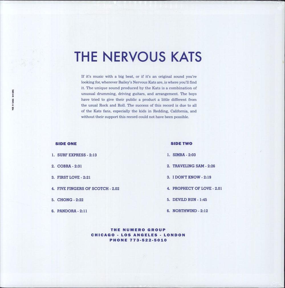 The Nervous Kats The Nervous Kats - Northwind Splatter Vinyl - Sealed US vinyl LP album (LP record) 825764260329