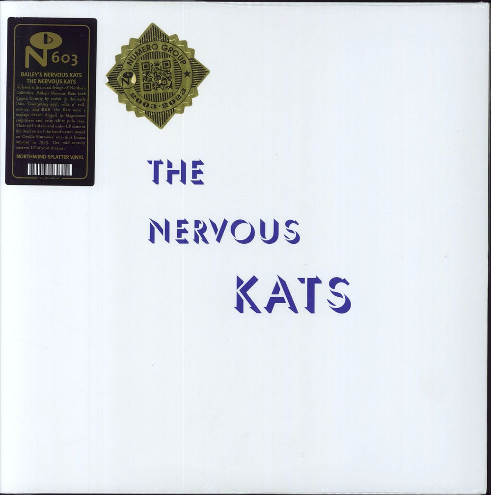 The Nervous Kats The Nervous Kats - Northwind Splatter Vinyl - Sealed US vinyl LP album (LP record) NUM603