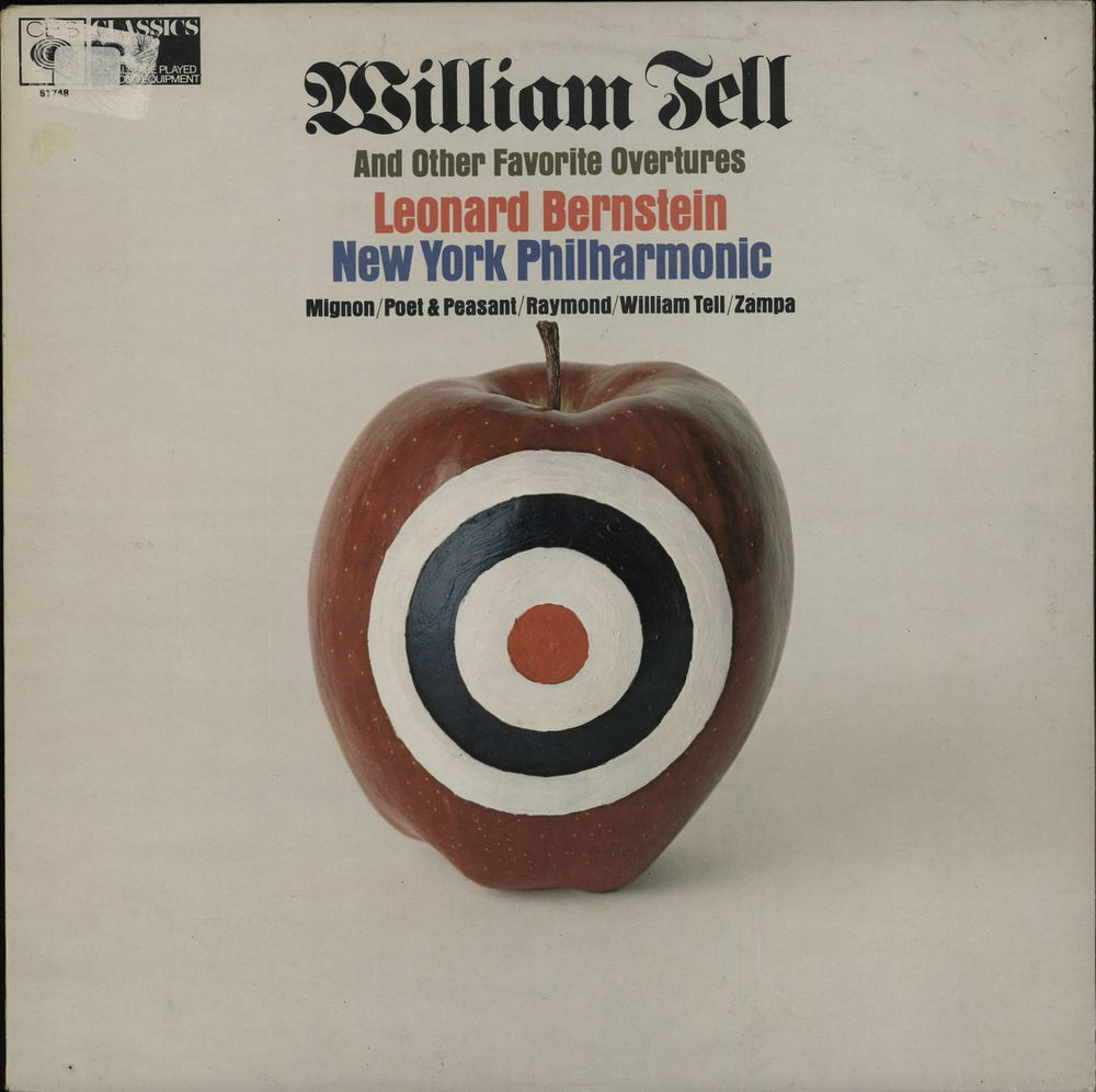 The New York Philharmonic Orchestra William Tell And Other Favourite Overtures UK vinyl LP album (LP record) 61748