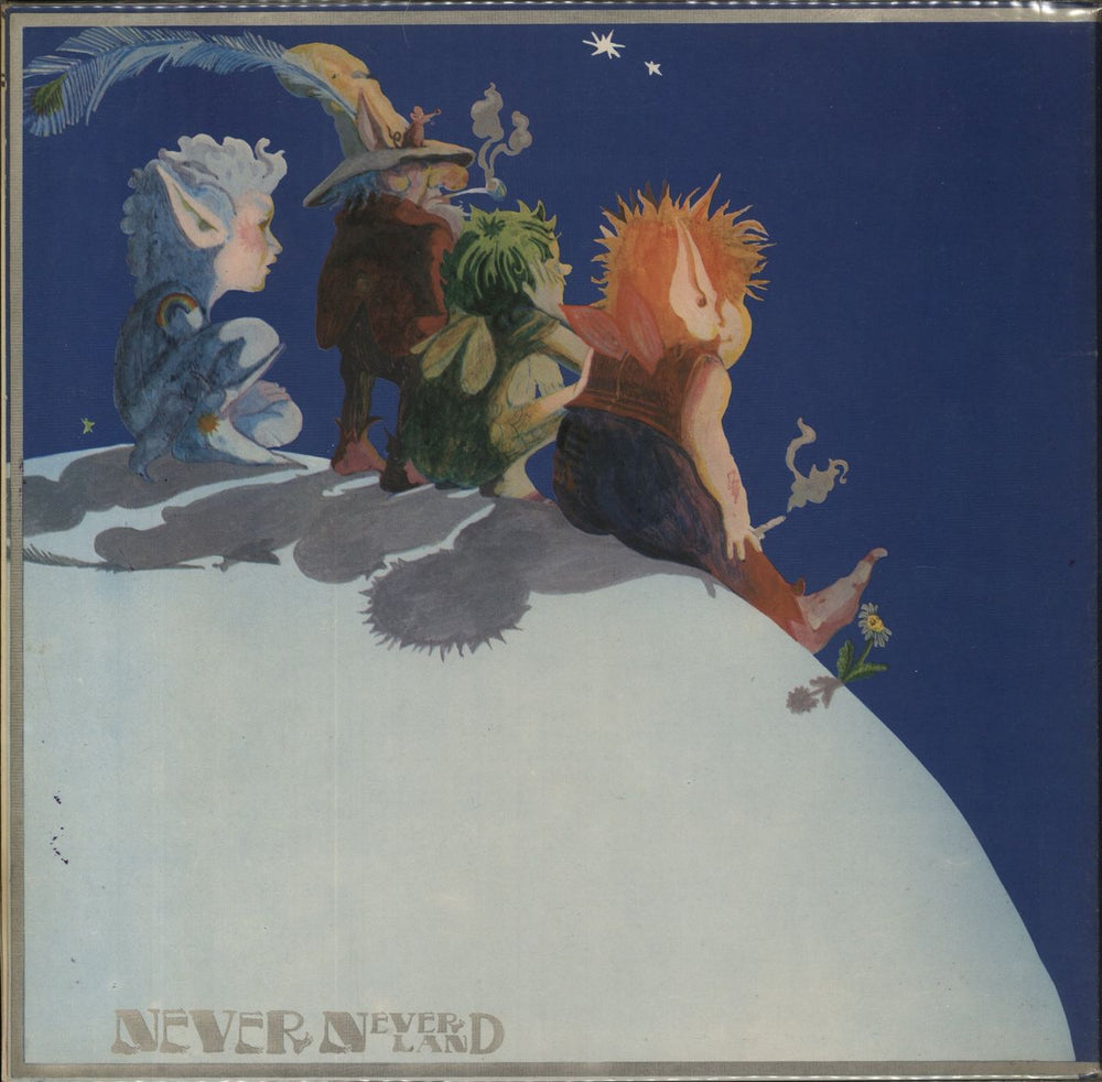 The Pink Fairies Never Never Land - 1st UK vinyl LP album (LP record)