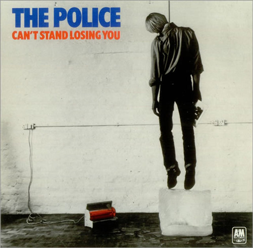 The Police Can't Stand Losing You - Blue - P/S UK 7" vinyl single (7 inch record / 45) AMS7381