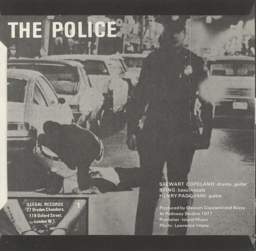 The Police Fall Out - 6th UK 7" vinyl single (7 inch record / 45)