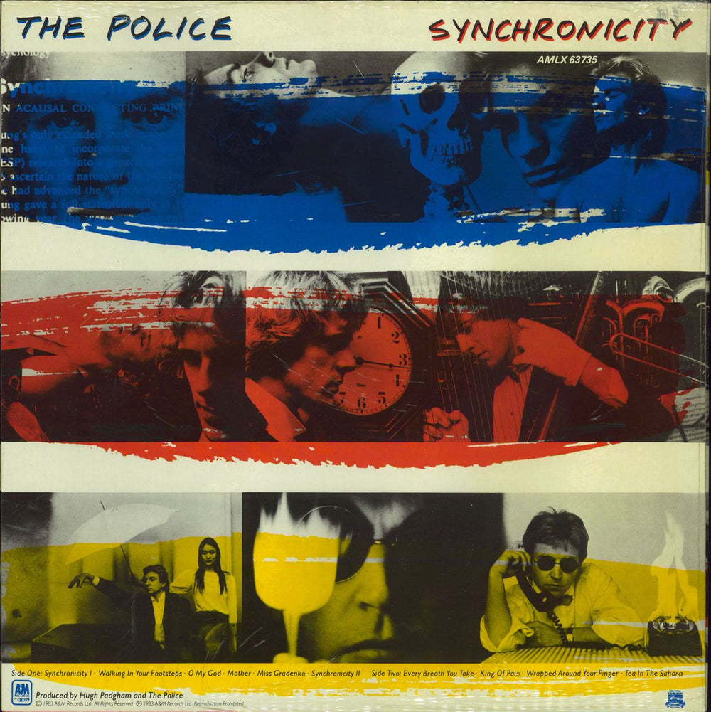 The Police Synchronicity - Opened Shrink UK vinyl LP album (LP record) AMLX63735