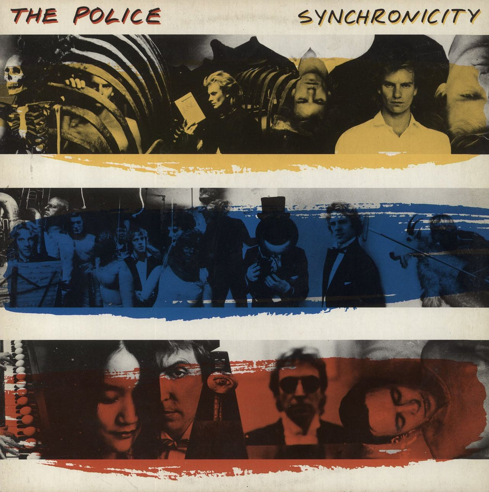 The Police Synchronicity + Merch Insert - VG/EX UK vinyl LP album (LP record) AMLX63735