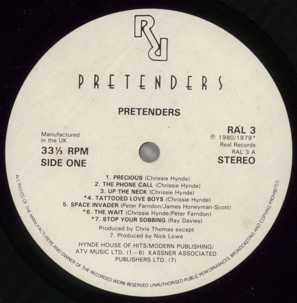 The Pretenders Pretenders - Fully Autographed - EX UK vinyl LP album (LP record) PTNLPPR875325