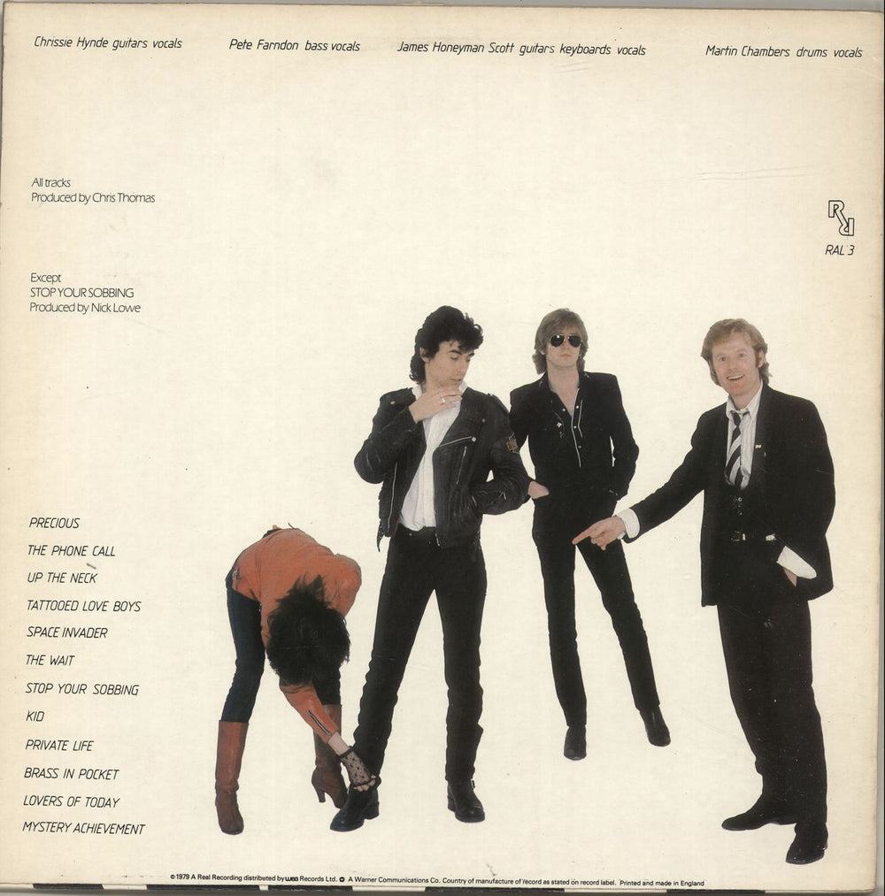 The Pretenders Pretenders - Hype Stickered UK vinyl LP album (LP record)