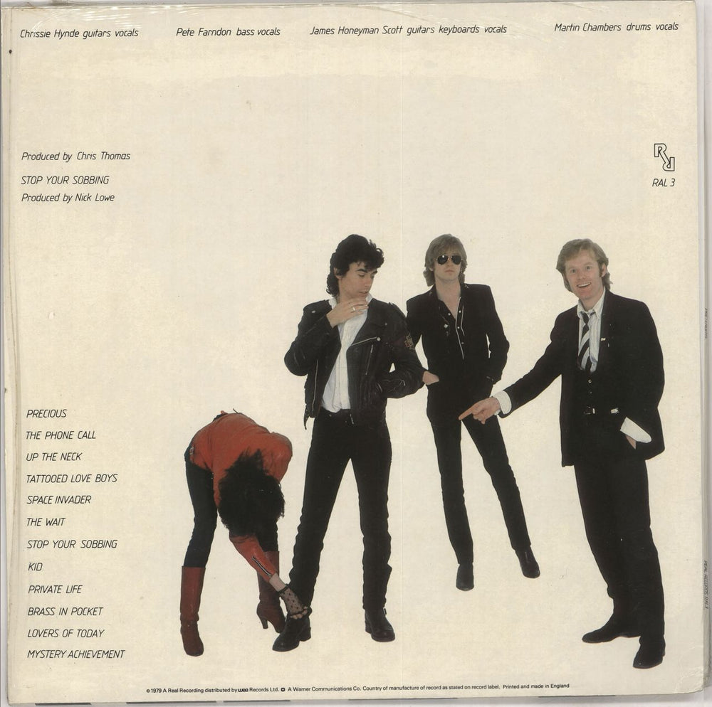 The Pretenders Pretenders - shrink UK vinyl LP album (LP record)