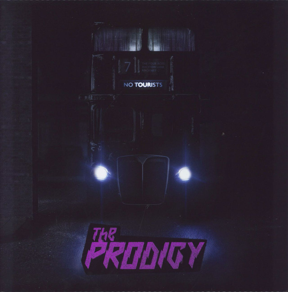 The Prodigy No Tourists - Clear Violet Vinyl UK 2-LP vinyl record set (Double LP Album) 538426311