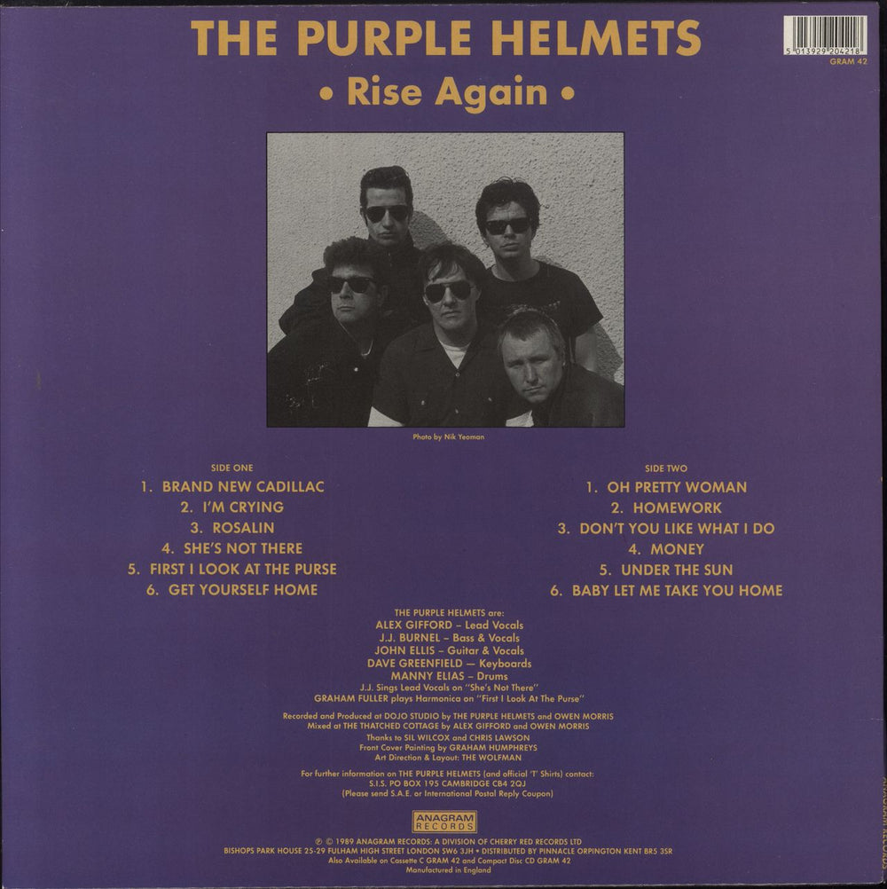 The Purple Helmets Rise Again UK vinyl LP album (LP record) 5013929204218