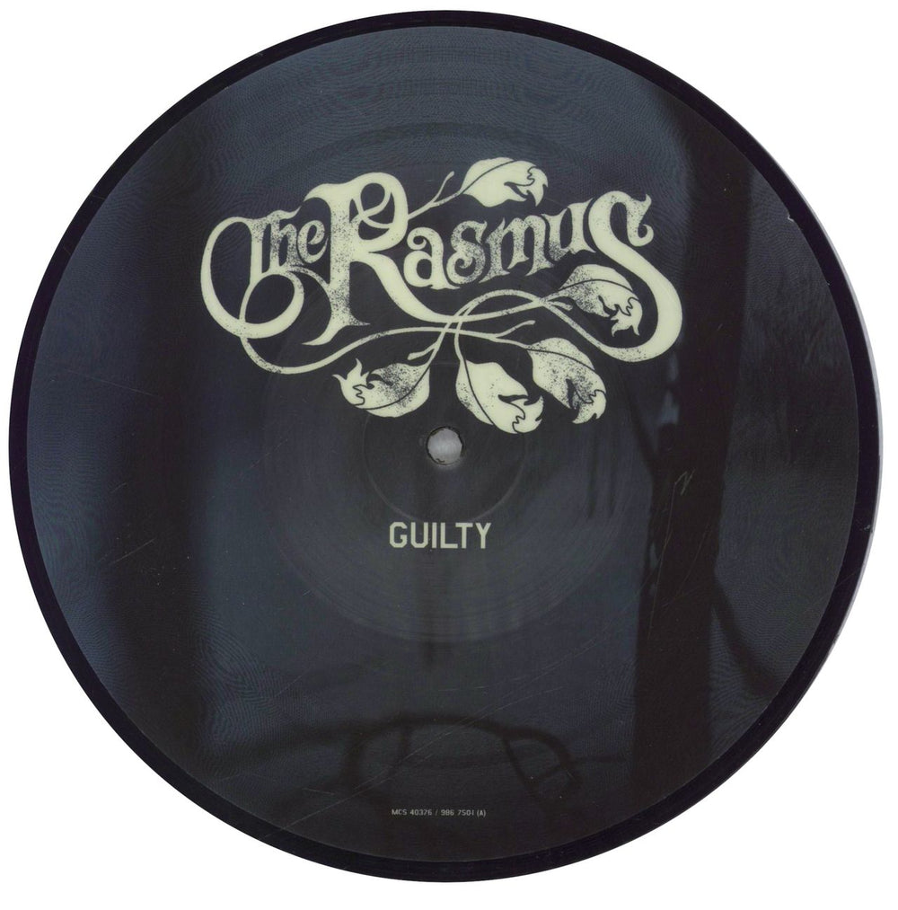 The Rasmus Guilty UK 7" vinyl picture disc (7 inch picture disc single) MCS40376