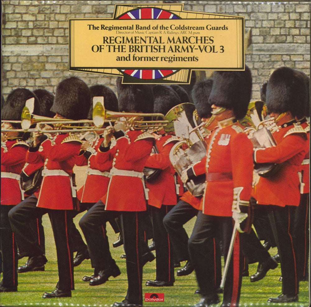 The Regimental Band Of The Coldstream Guards Regimental Marches Of The British Army UK 3-LP vinyl record set (Triple LP Album) Deleted