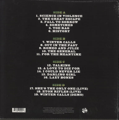 The Rifles Great Escape - Neon Green Vinyl + Autographed Test Pressing + Autographed Print UK 3-LP vinyl record set (Triple LP Album) 711297524918