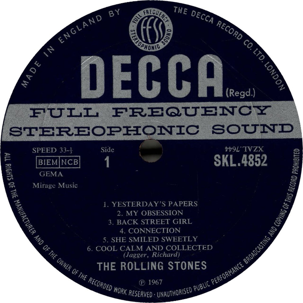 The Rolling Stones Between The Buttons - 1st [b] - EX UK vinyl LP album (LP record) ROLLPBE349167