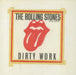 The Rolling Stones Dirty Work - White Label Japanese Promo vinyl LP album (LP record) 28AP3150