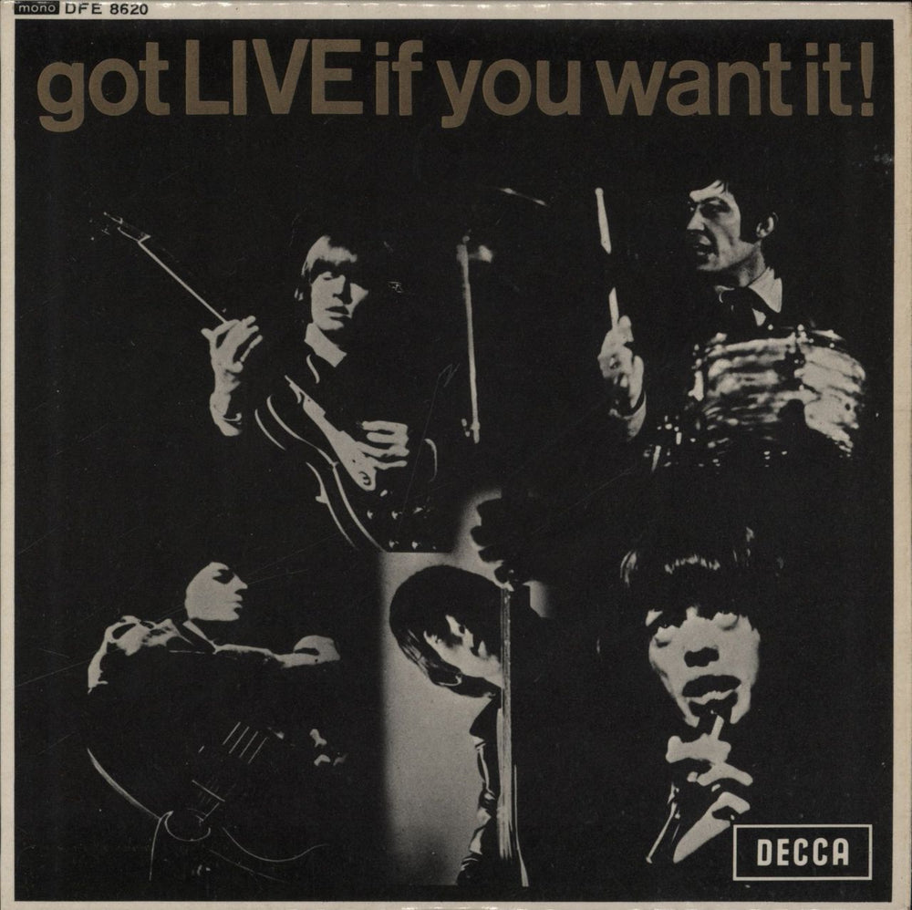 The Rolling Stones Got Live If You Want It EP - 1st UK 7" vinyl single (7 inch record / 45) DFE8620