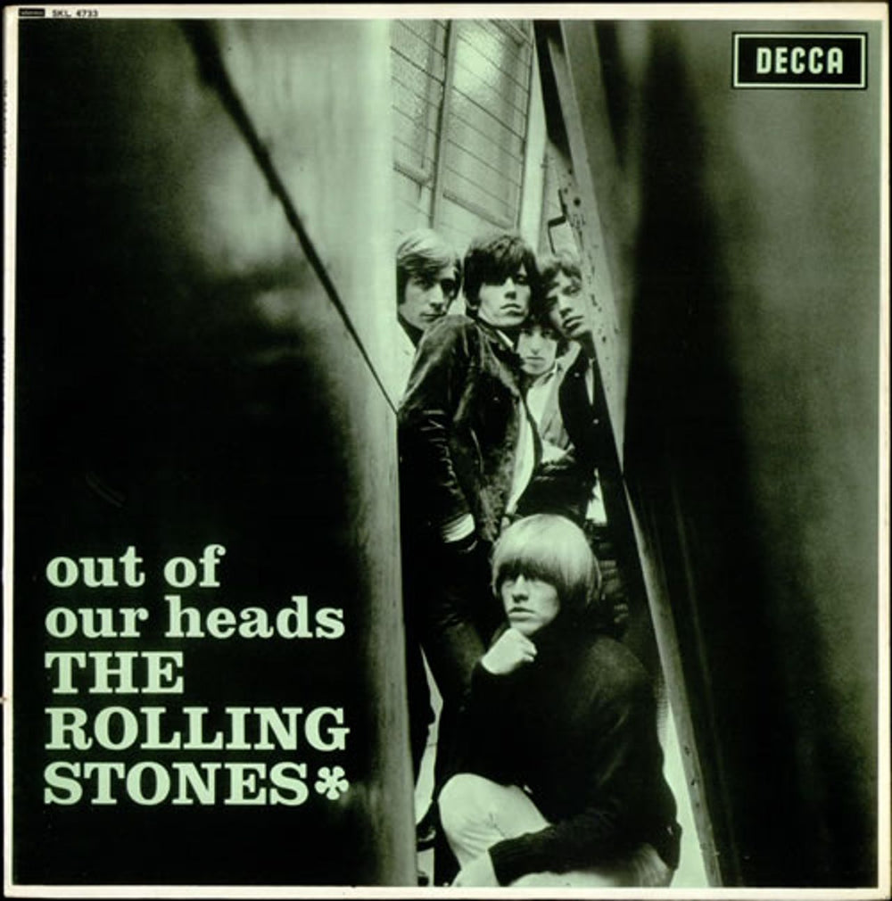 The Rolling Stones Out Of Our Heads - Green Tinted Sleeve UK vinyl LP album (LP record) SKL4733