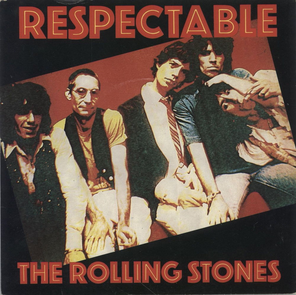 The Rolling Stones Respectable + Sleeve UK 7" vinyl single (7 inch record / 45) EMI2861